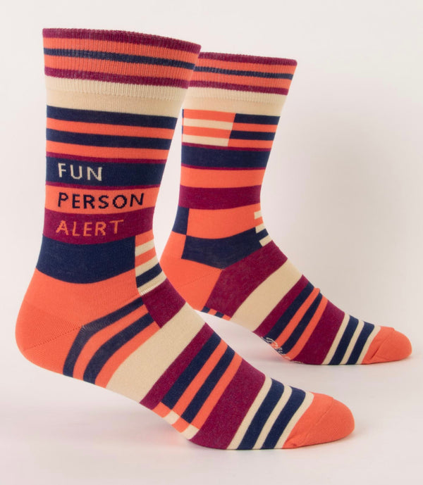 Women’s Ankle “Fun Person Alert” Socks - Jilly's Socks 'n Such