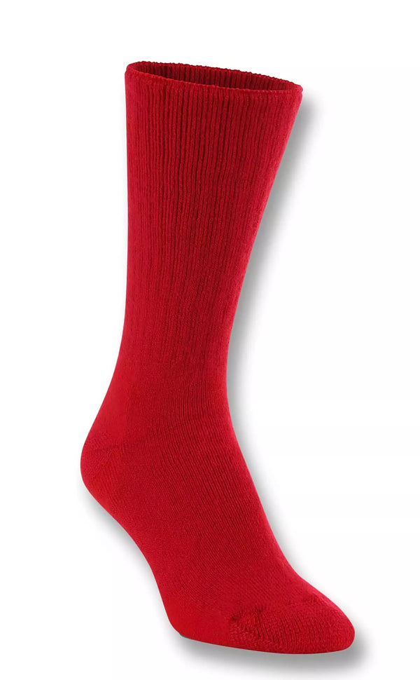 Unisex Worlds Softest Socks - Solid Red - Jilly's Socks 'n Such