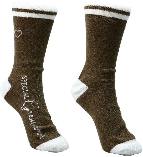 Women’s “Special Grandma” Socks - The Comfort Collection - Jilly's Socks 'n Such