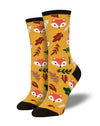 Women's “Foxy” Socks - Jilly's Socks 'n Such