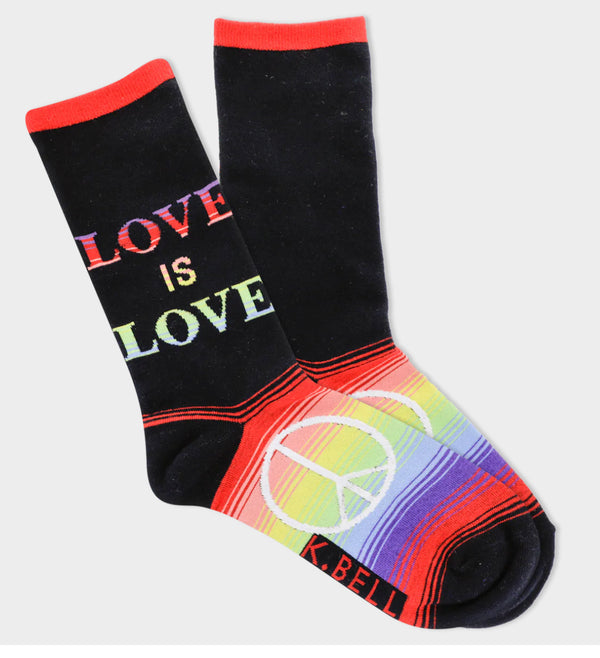 Women’s “Love Is Love” socks - Jilly's Socks 'n Such