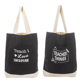 “Teacher Things” Large Tote