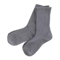 Women’s Bamboo Crew 2 Pack - Smoke Grey - Jilly's Socks 'n Such