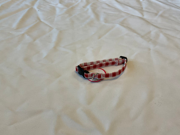 Dog Collar World - Collars (Red Gingham) - Jilly's Socks 'n Such