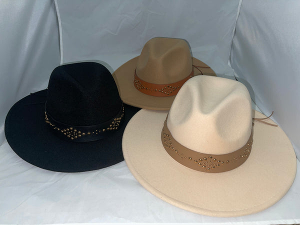 Jen & Co Glinda Ranch Hats w/ Beaded Belt - Jilly's Socks 'n Such