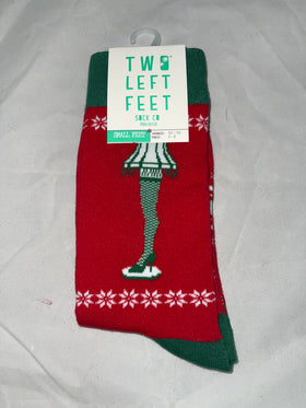 Women’s “FRA-GI-LE” Leg Lamp Socks - Small Feet