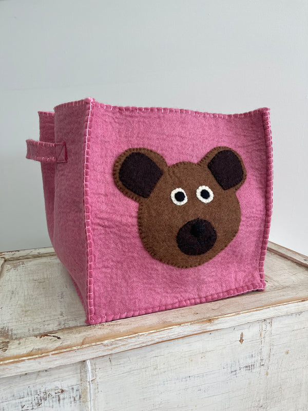 Felted Boxes w/ Side Handles - Jilly's Socks 'n Such