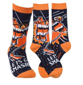 “Let’s Gets Smashed ” Piñata Socks - One Size