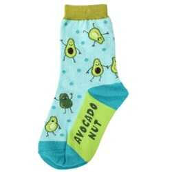 Kids-“Avocado Nut” Socks - Jilly's Socks 'n Such