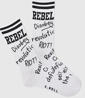 Women’s Rebel “scribbles” socks