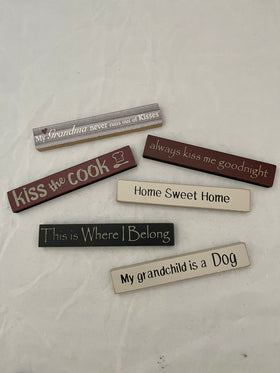 PBK Mini Block Sign