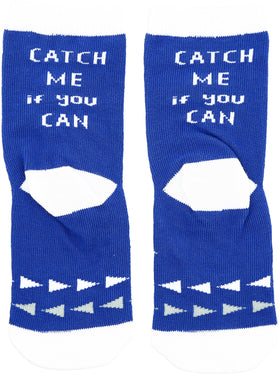 Toddler’s “Catch Me If You Can” Socks - Sidewalk Talk