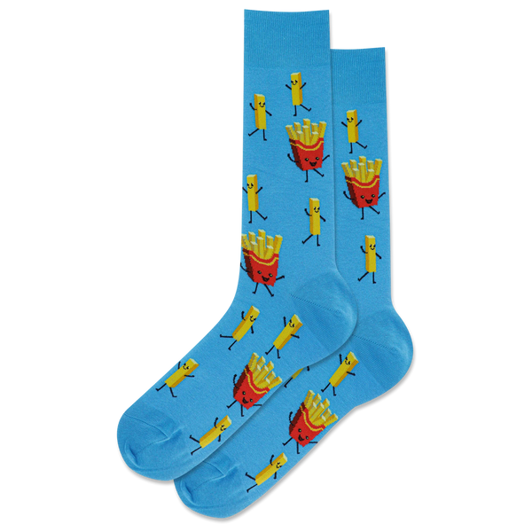 Men’s Happy French Fry Socks - Jilly's Socks 'n Such