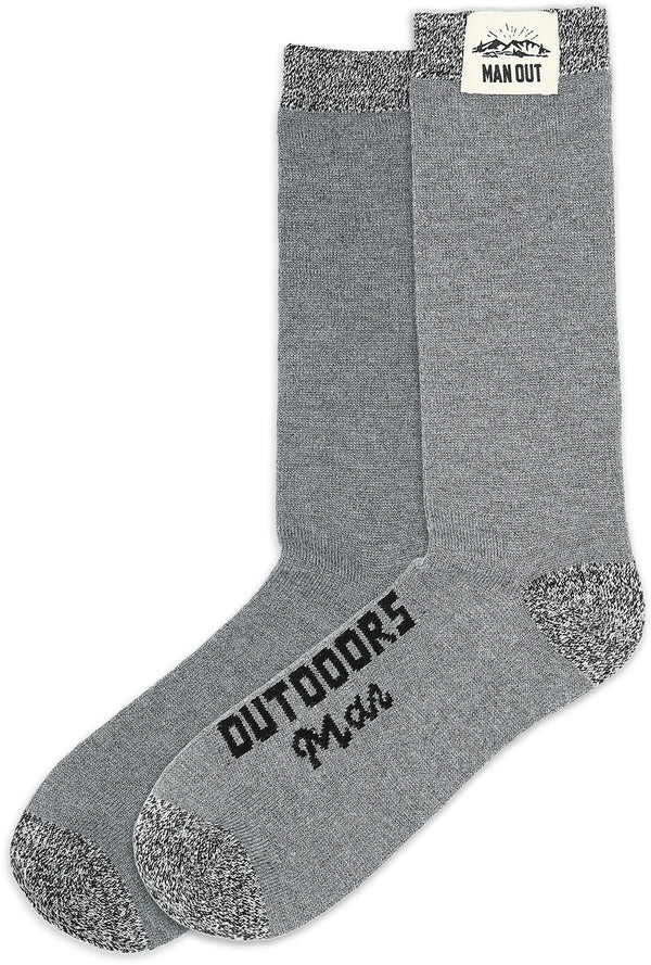 Men’s “Outdoors Man” Socks - Man Out - Jilly's Socks 'n Such