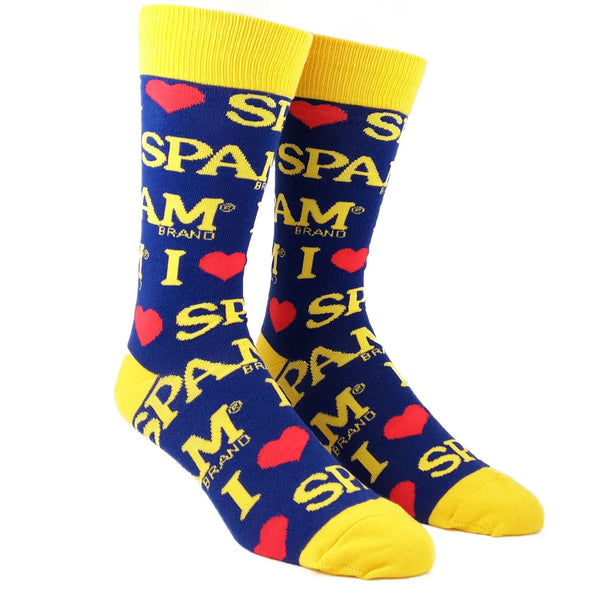 Men’s “I Love Spam” Socks - Jilly's Socks 'n Such