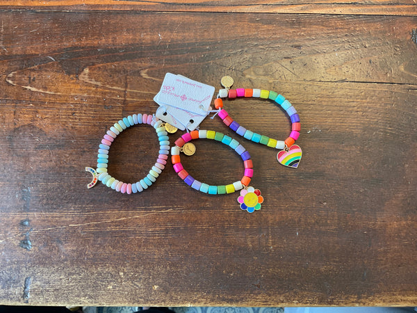 Kid’s Multi Colored Bracelets - Jane Marie - Jilly's Socks 'n Such