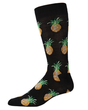 Men’s Pineapple Bamboo Socks