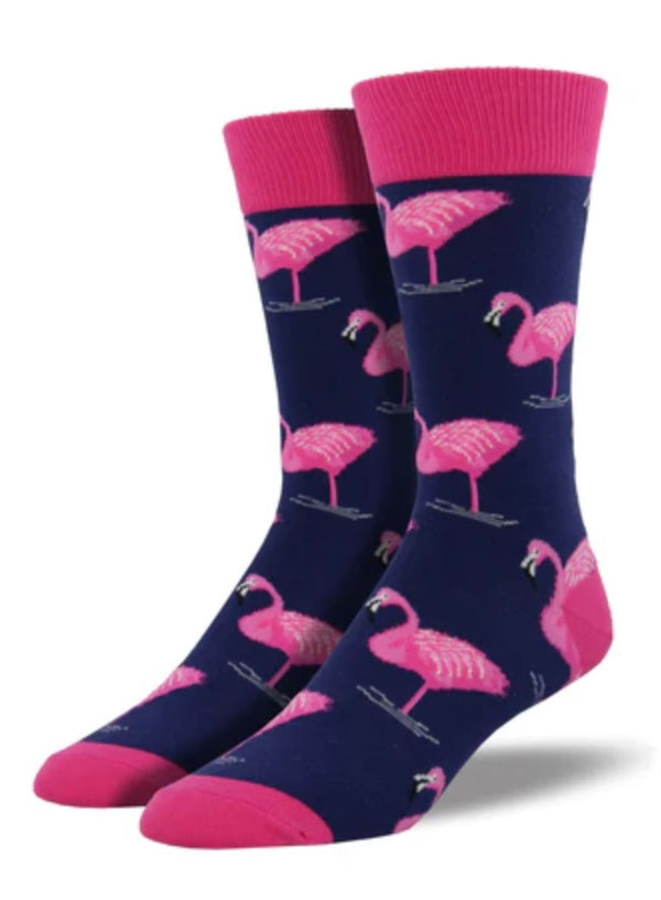 Men's Flamingo Socks - Jilly's Socks 'n Such