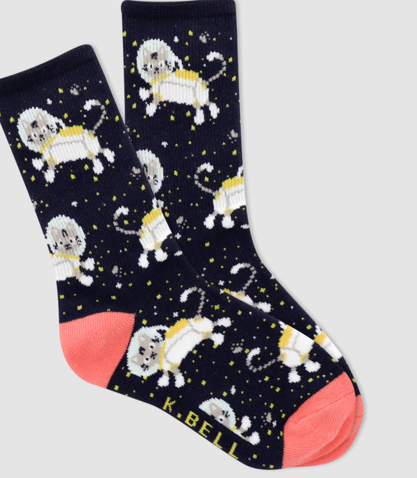 Kids Space Kitty Socks - Jilly's Socks 'n Such