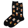 Women’s Pumpkin Spice Everything Socks - Black - Jilly's Socks 'n Such