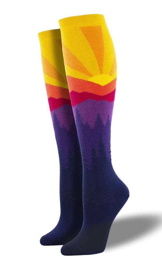 Women’s Mountain Sun Socks - Jilly's Socks 'n Such