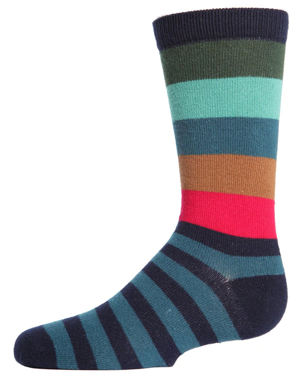 Men’s Bold Stripes Bamboo Socks - Jilly's Socks 'n Such