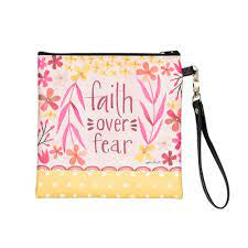 “Faith over fear” square bag - Jilly's Socks 'n Such