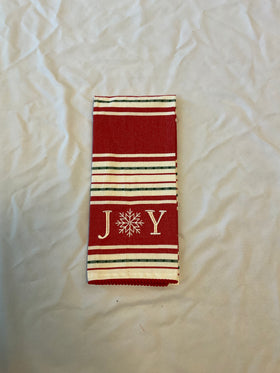 “Joy” Snowflake Kitchen Towel