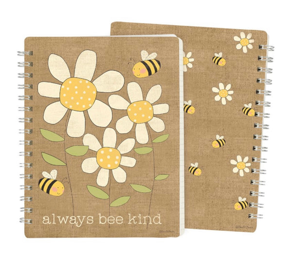 Spiral Journal- “Always BEE Kind” - Jilly's Socks 'n Such