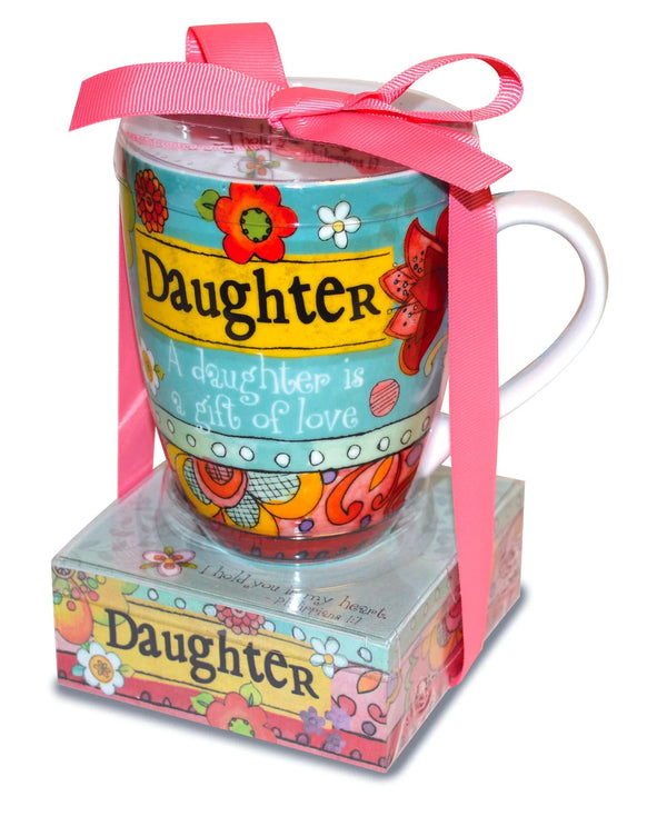 Mug and Notepad gift set - Daughter - Jilly's Socks 'n Such