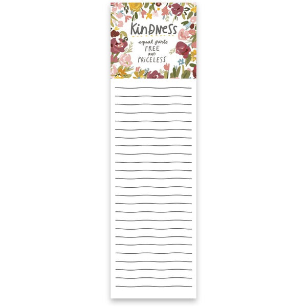 “Kindness - Free and Priceless” List Notepad - Jilly's Socks 'n Such