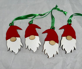 Gnome Locally Made Laser Cut Wooden Ornament