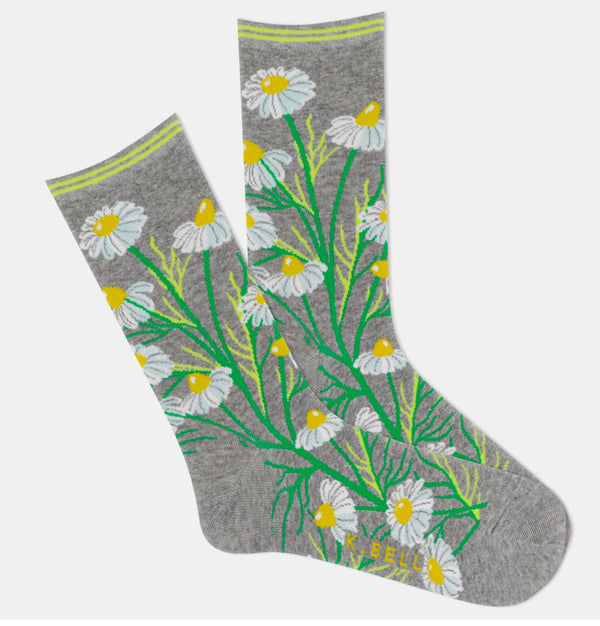 Women’s Daisies socks - Jilly's Socks 'n Such