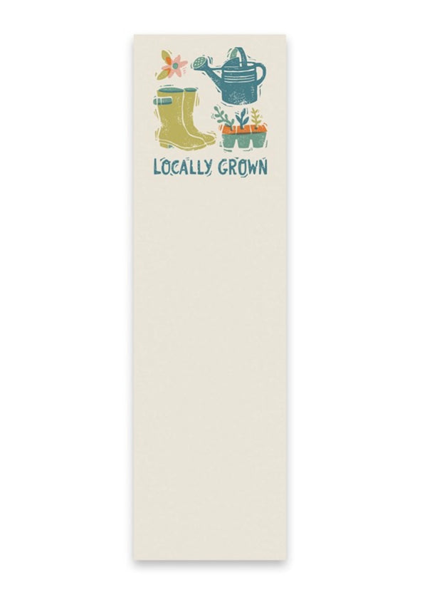 Locally Grown List Notepad Tablet - Jilly's Socks 'n Such