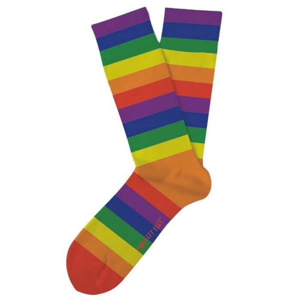 Women’s Rainbow Stripe Socks - Jilly's Socks 'n Such