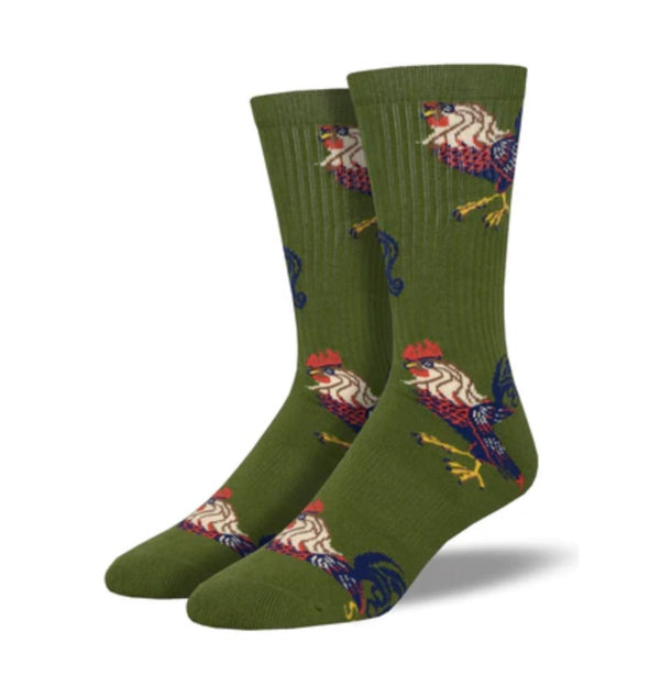 Men's Rad Rooster Socks - Jilly's Socks 'n Such