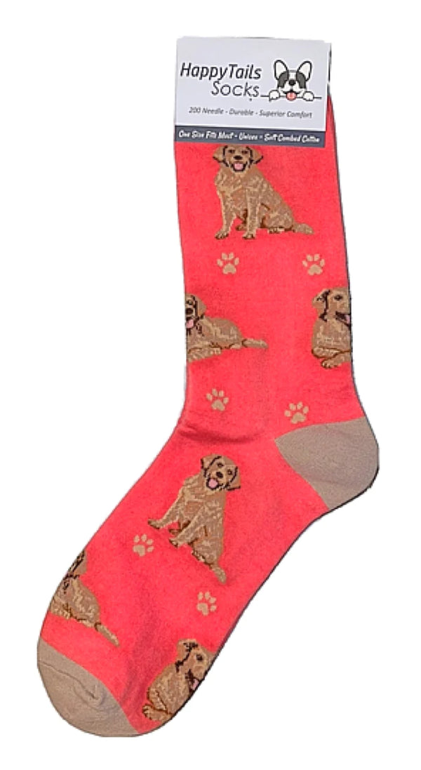 Happy Tails Golden Retriever Socks - Jilly's Socks 'n Such