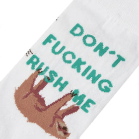 Women’s “Don’t Fucking Rush Me” Socks