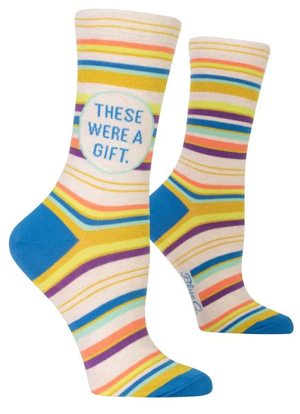 Women’s “These Were A Gift” Socks - Jilly's Socks 'n Such