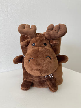 Moose Cuddly Blanket