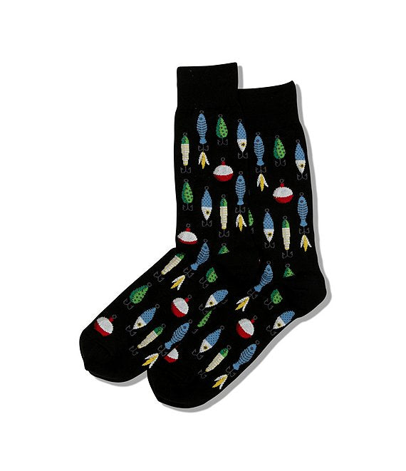 Men’s Fishing Lure Variety Socks - Jilly's Socks 'n Such