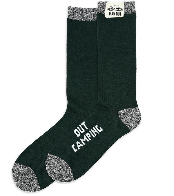 Men’s “Out Camping” Socks - Man Out - Jilly's Socks 'n Such