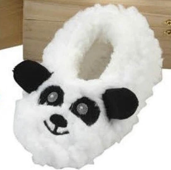 Snoozies! Baby Sherpa Animal Slippers- Panda - Jilly's Socks 'n Such