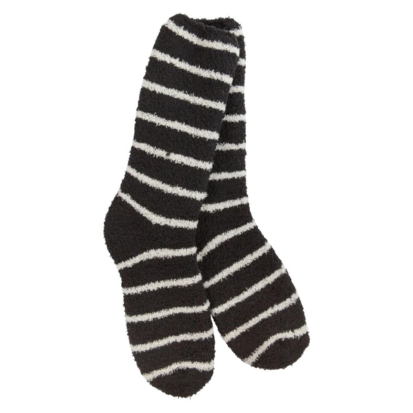 Women’s World’s Softest Socks- Onyx Stripe - Jilly's Socks 'n Such