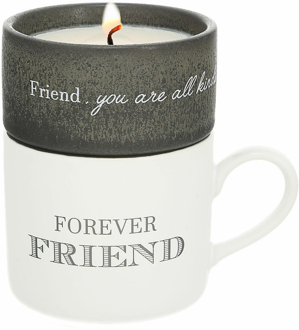 “Forever Friend” Mug & Candle Set - Filled with Warmth - Jilly's Socks 'n Such