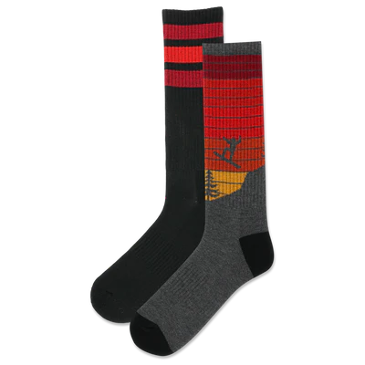 Men’s Snowboarder 2 Pack Crew Socks - Jilly's Socks 'n Such