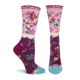 Women’s “Garden Lace” Socks - Pinn