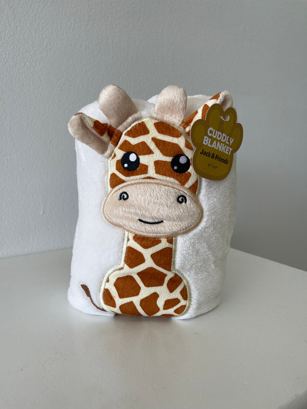 Giraffe Cuddly Blanket - Jilly's Socks 'n Such