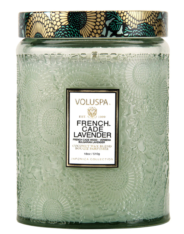 Voluspa candles - French Cade and Lavender Collection - Jilly's Socks 'n Such