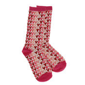 Women’s Multi Heart Socks - Jilly's Socks 'n Such